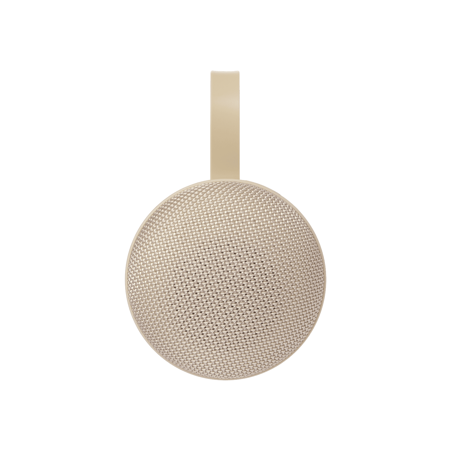 Беспроводная колонка Сэнд (Sand) 900 mAh, бежевая с логотипом Portobello Музыка | Print Logo