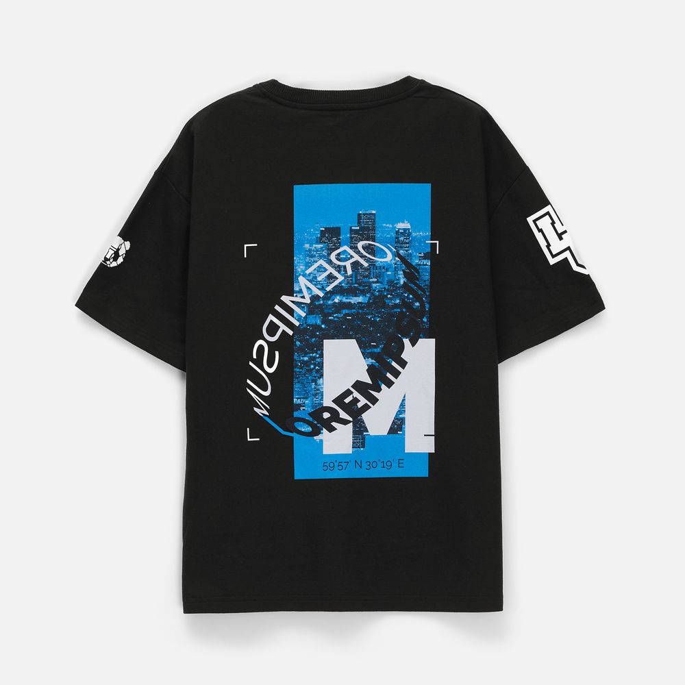 Футболка унисекс Durington, черная, размер 3XL/4XL