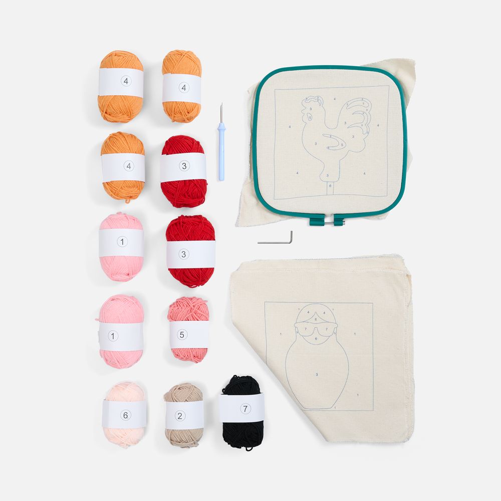 Ковровая вышивка Made in Russia фото на сайте Print Logo.