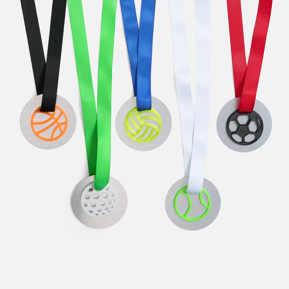 Медаль-конструктор Fundo с 3D-подвеской Sport — пример нанесения логотипа () | Print Logo