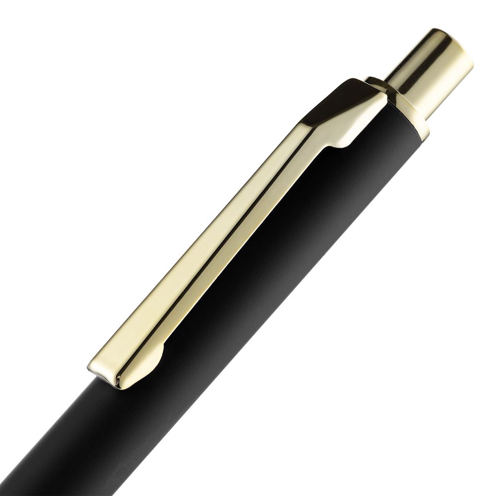 Ручка шариковая Lobby Soft Touch Gold фото на сайте Print Logo.