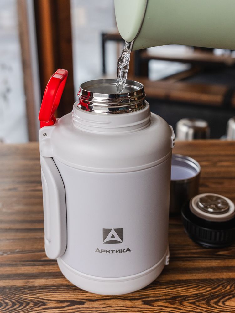 Термос «Арктика 1900» со складной ручкой фото на сайте Print Logo.