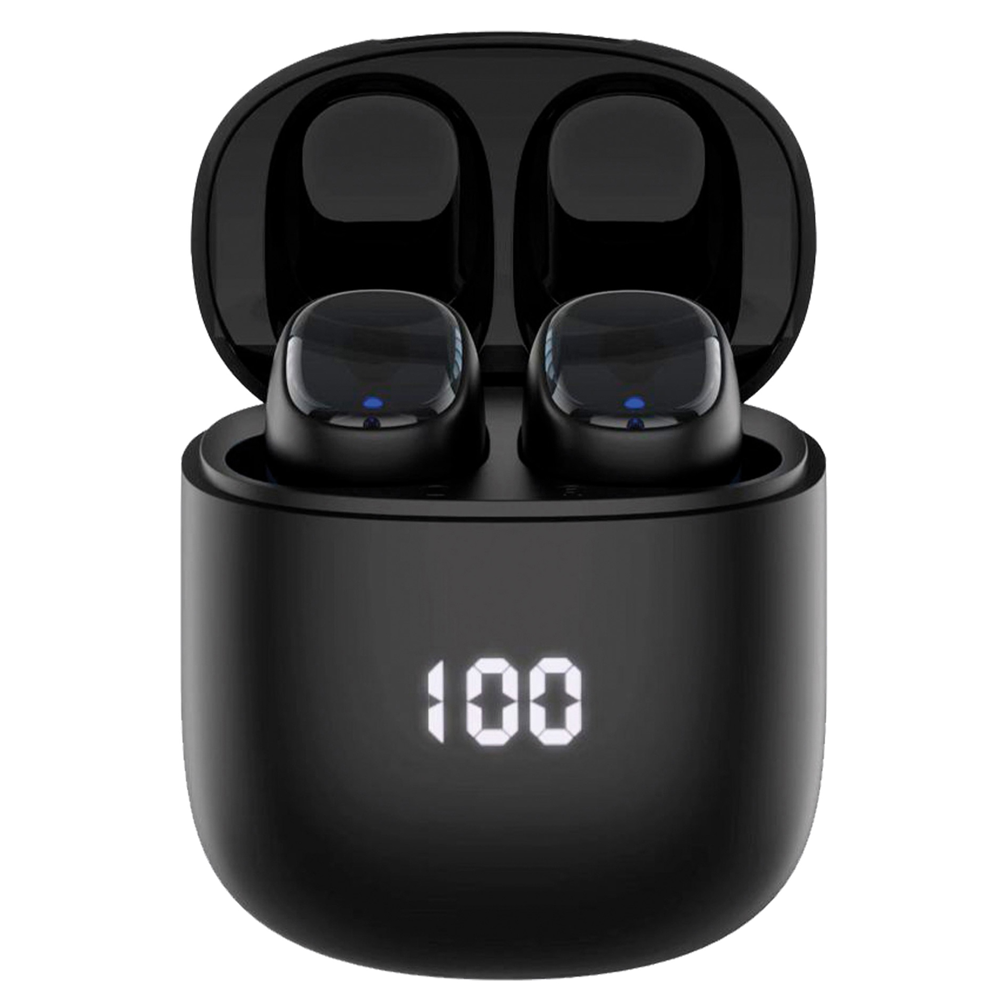 Беспроводные наушники с микрофоном Air Buds Pro, TWS, BT 5.3, LED, 300 мАч, черный, Deppa