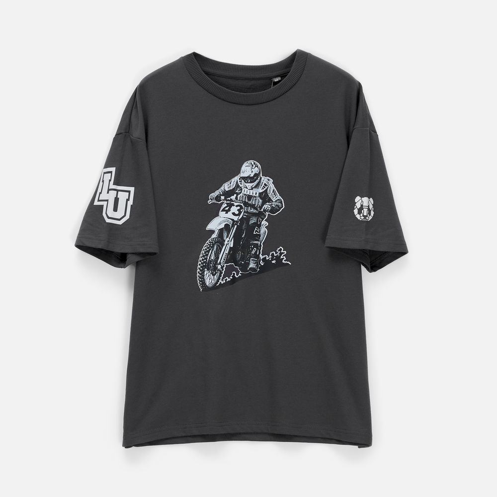 Футболка унисекс Durington, темно-серая (графит), размер 3XL/4XL