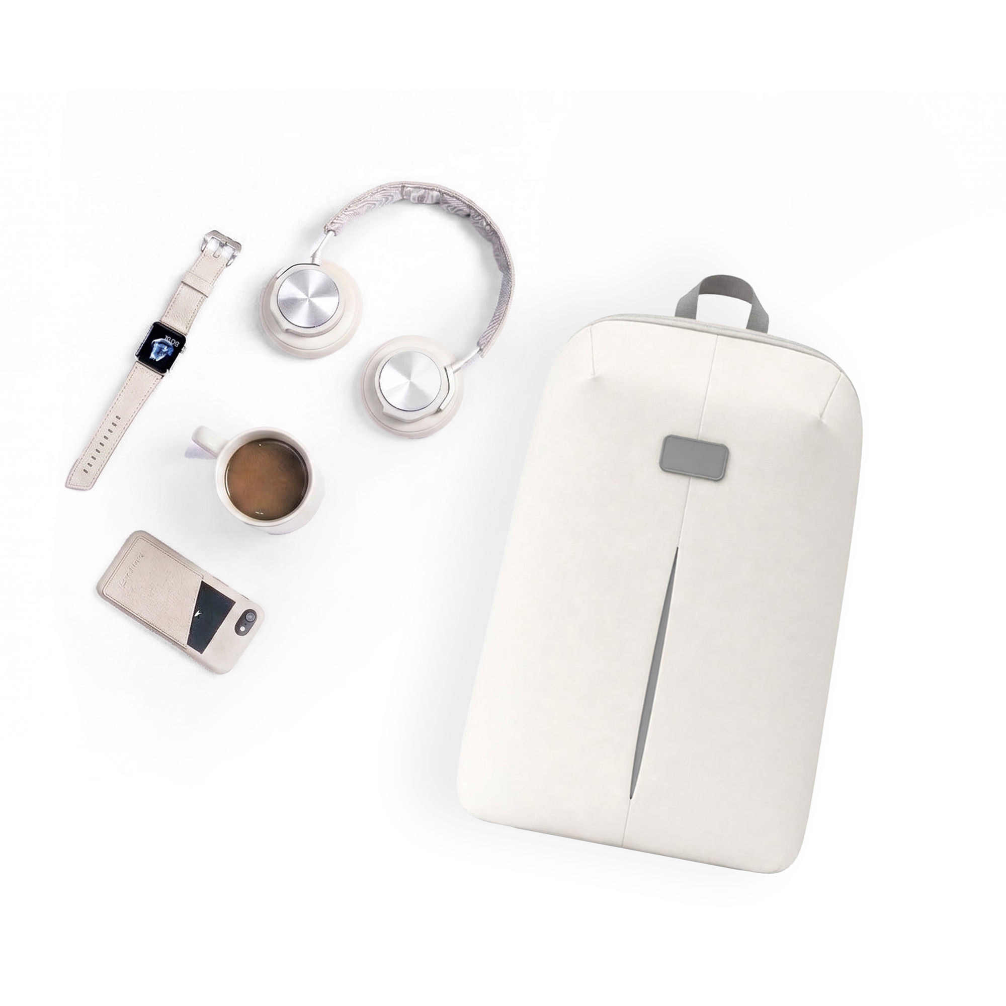 Водостойкий рюкзак с защитой от краж Phantom Mini для ноутбука 16 с логотипом Brand Charger | Print Logo