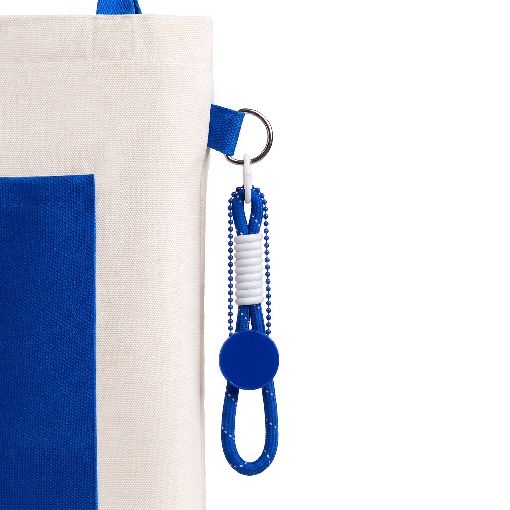 Брелок-обвес Хайп, синий/белый