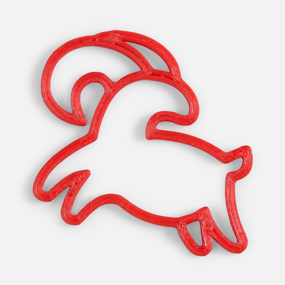 Подвеска «Козлик в стойке» с логотипом  | Print Logo