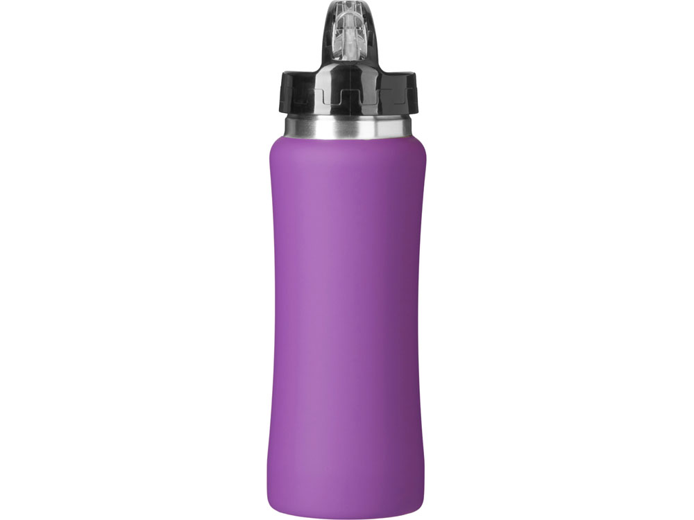 Бутылка для воды Bottle C1, сталь, soft touch, 600 мл, фиолетовый