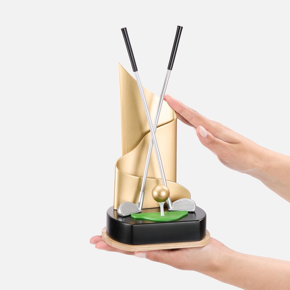 Награда Prowess c 3D-элементами — пример нанесения логотипа () | Print Logo