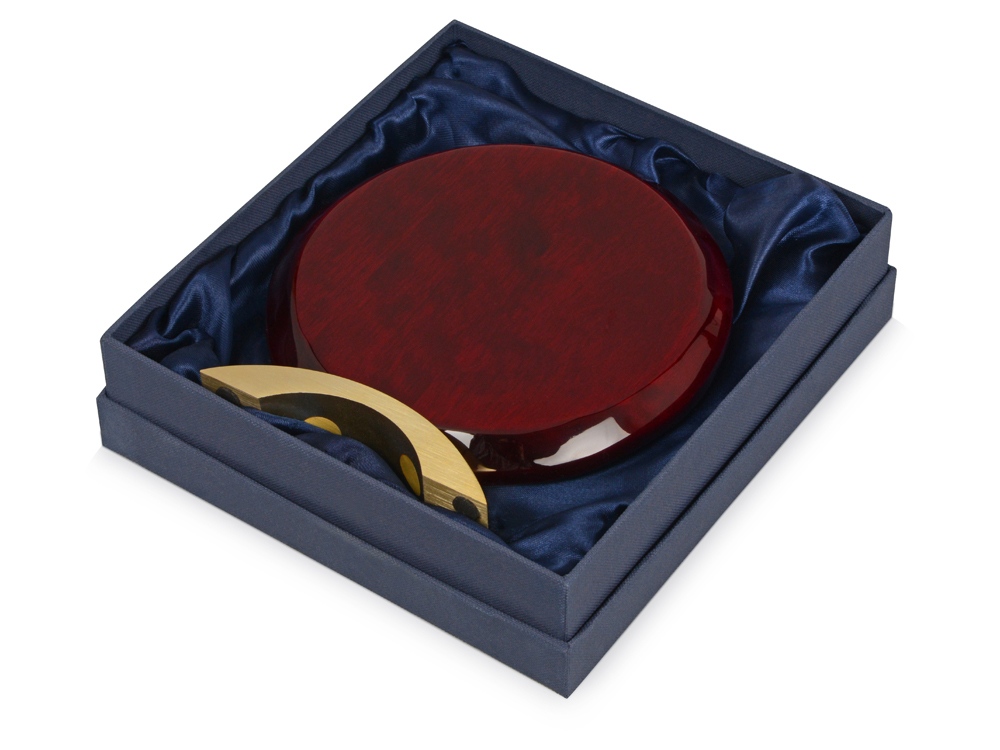 Награда Sombrero с золотой звездой, дерево, металл, в подарочной упаковке