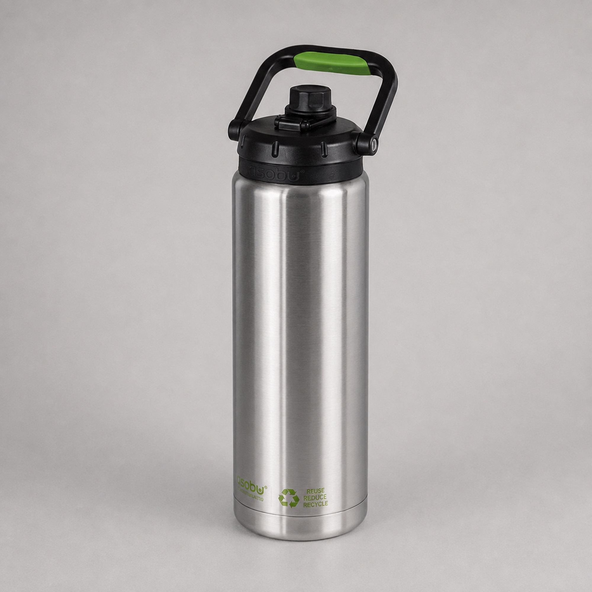 Вакуумный термос Canyon Jug из переработанной стали, 1430 мл с логотипом Asobu | Print Logo