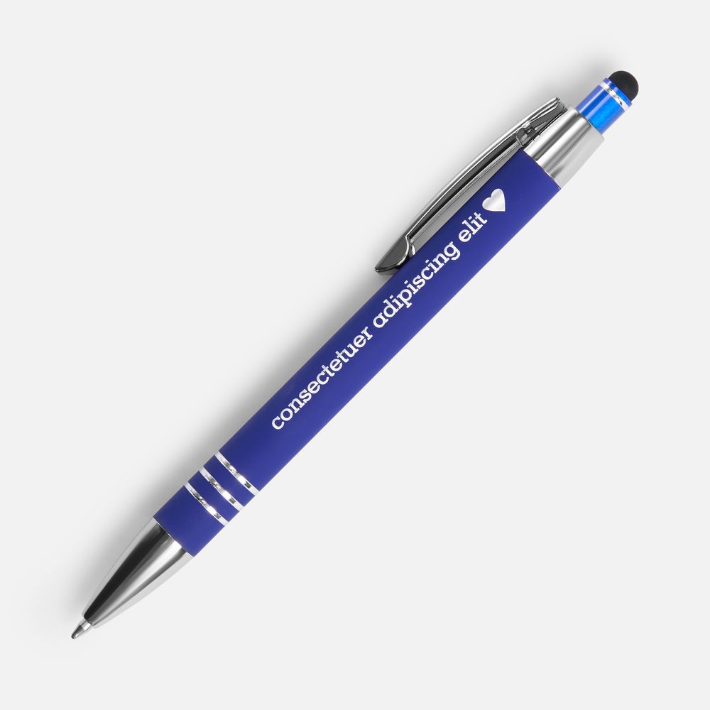 Ручка шариковая Sansen Soft Touch со стилусом