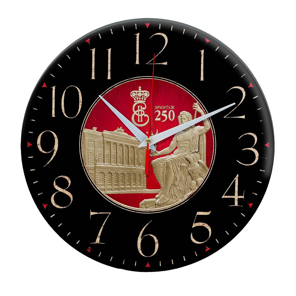 Часы стеклянные на заказ Time Wheel фото на сайте Print Logo.