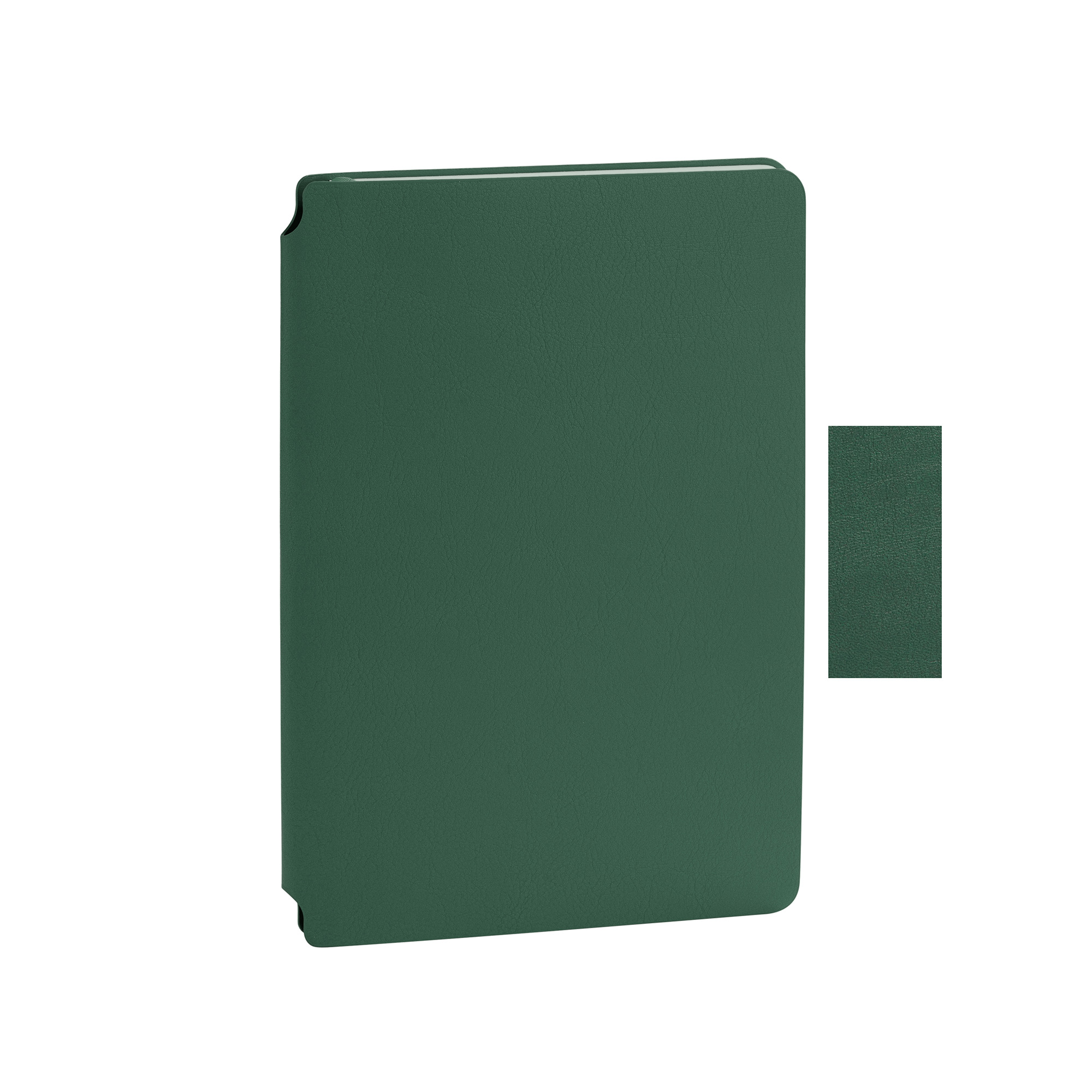 Ежедневник недатированный "Альба", формат А5, гибкая обложка, зеленый