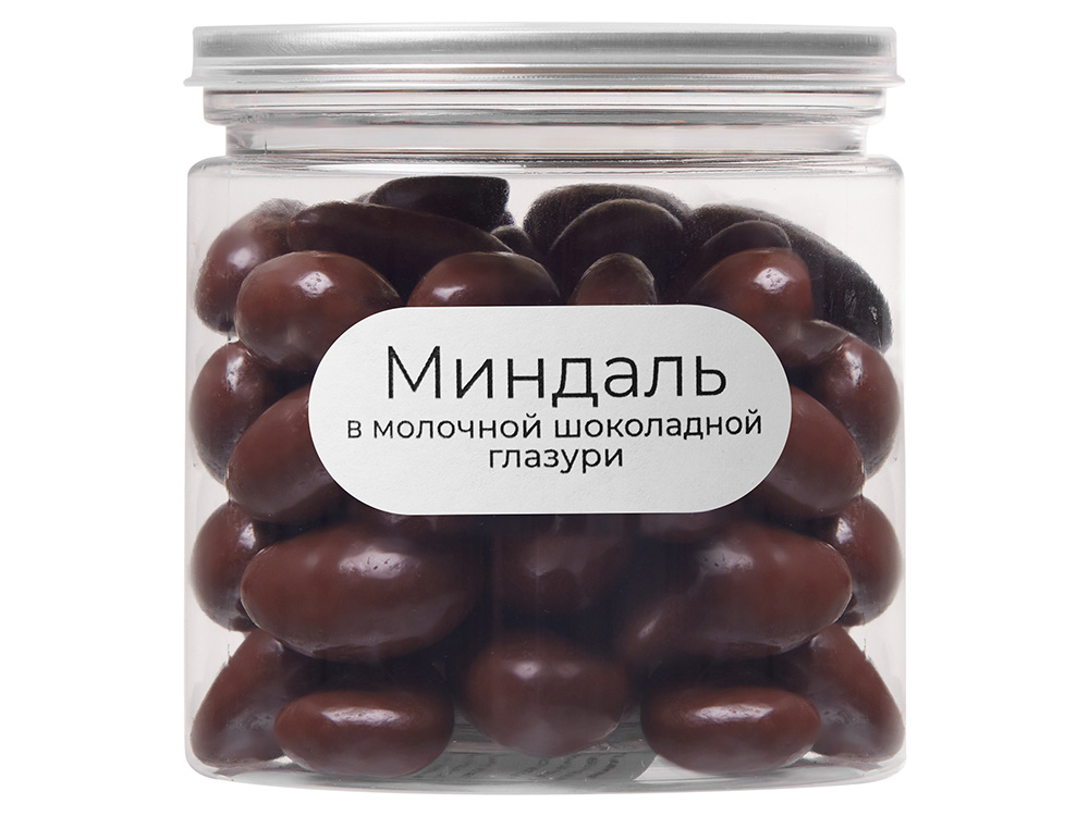 Миндаль в молочной шоколадной глазури, 140 гр (Р)