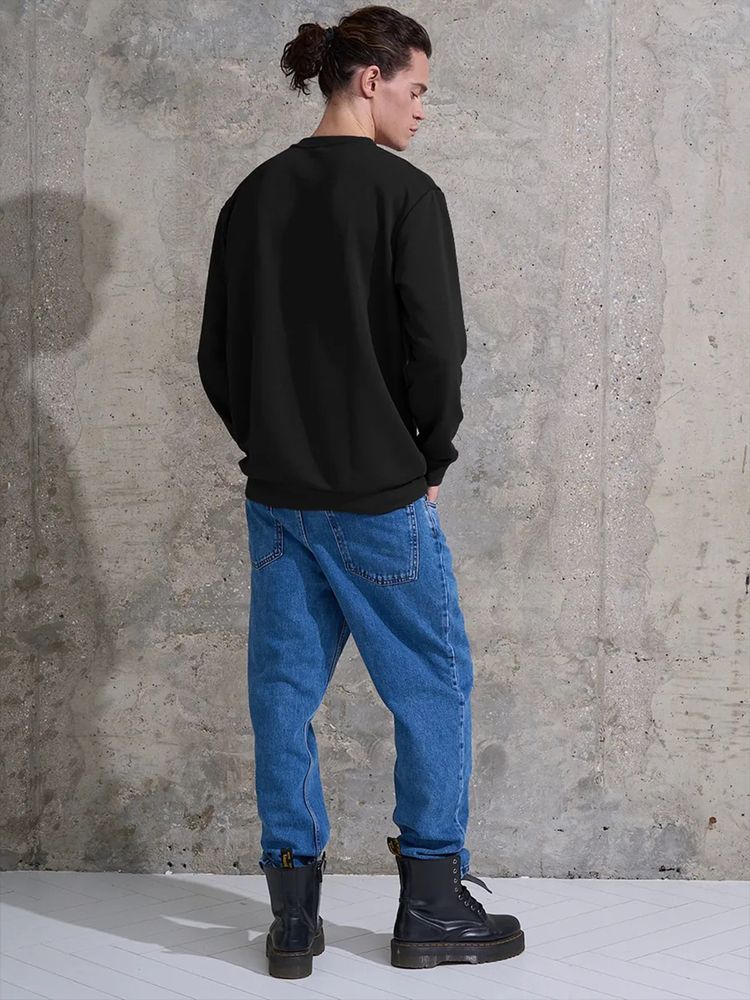 Свитшот Basic, черный, размер XXL