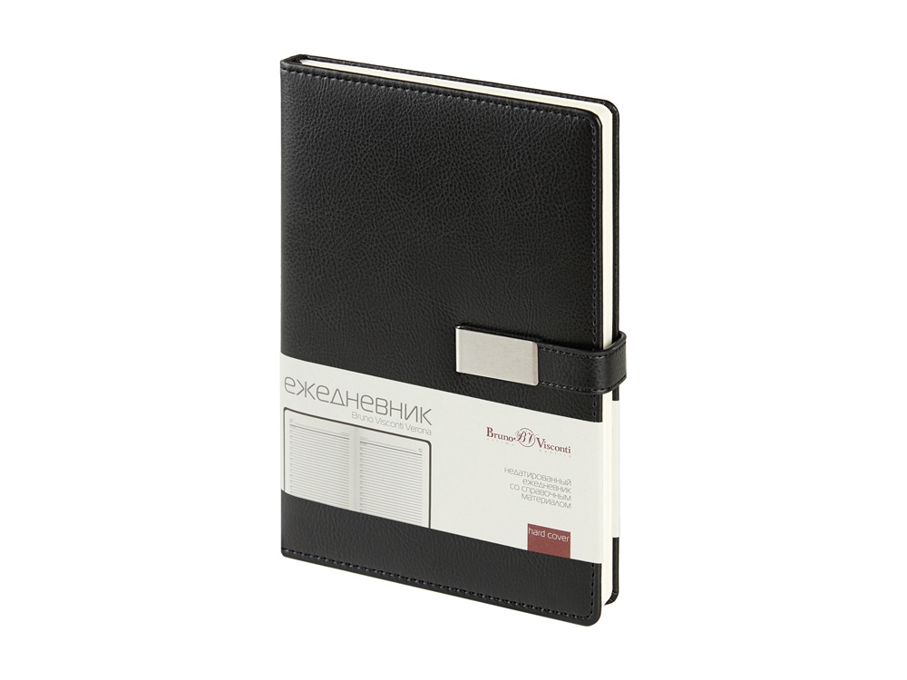Ежедневник недатированный А5 Verona с логотипом Bruno Visconti | Print Logo