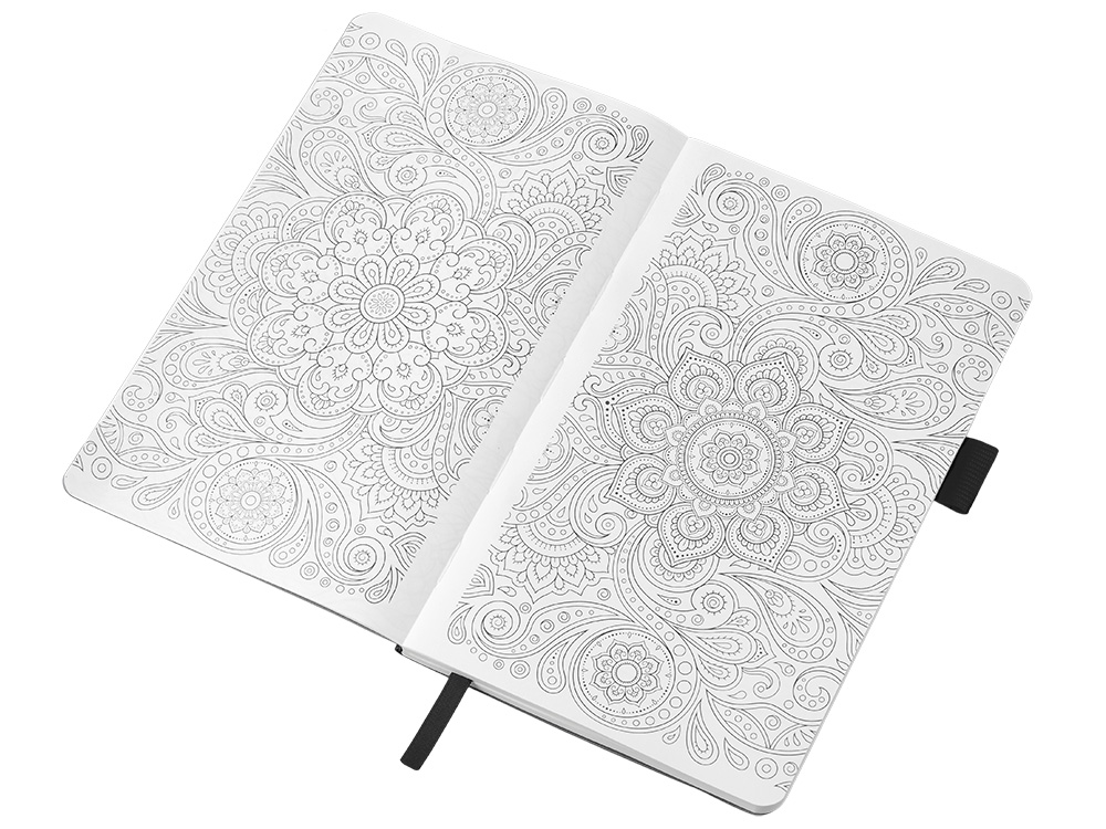 Блокнот Vision Trend А5 в гибкой обложке, черный