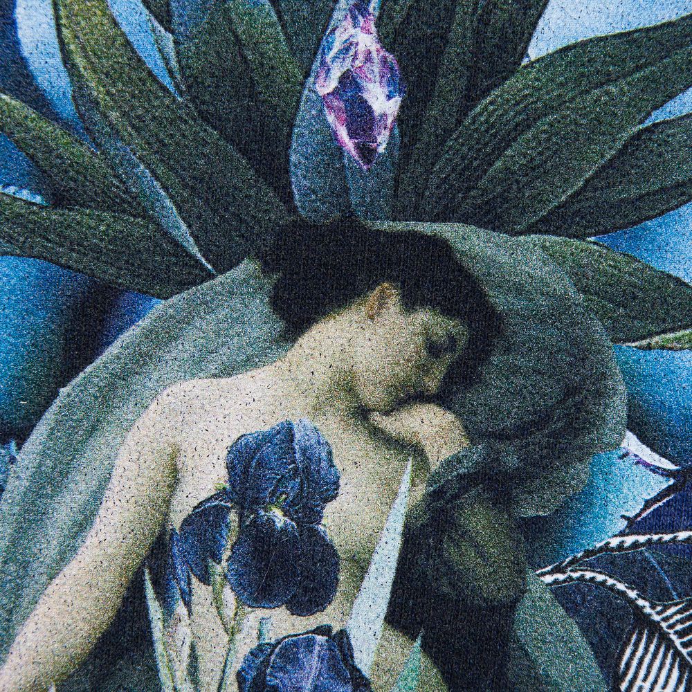 Толстовка Beauty Sleep, синий меланж, размер XL