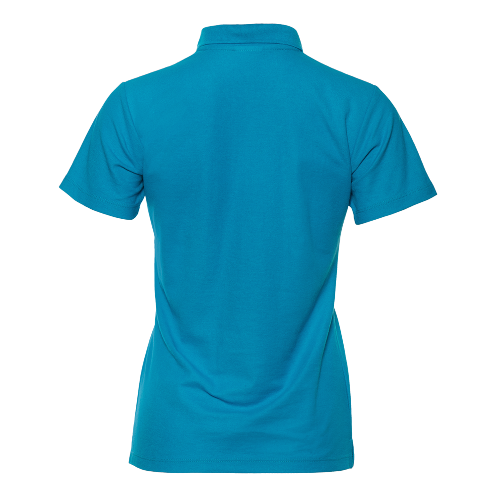 Рубашка поло женская STAN хлопок/полиэстер 185, 04WL, Лазурный (40) (42/XS)