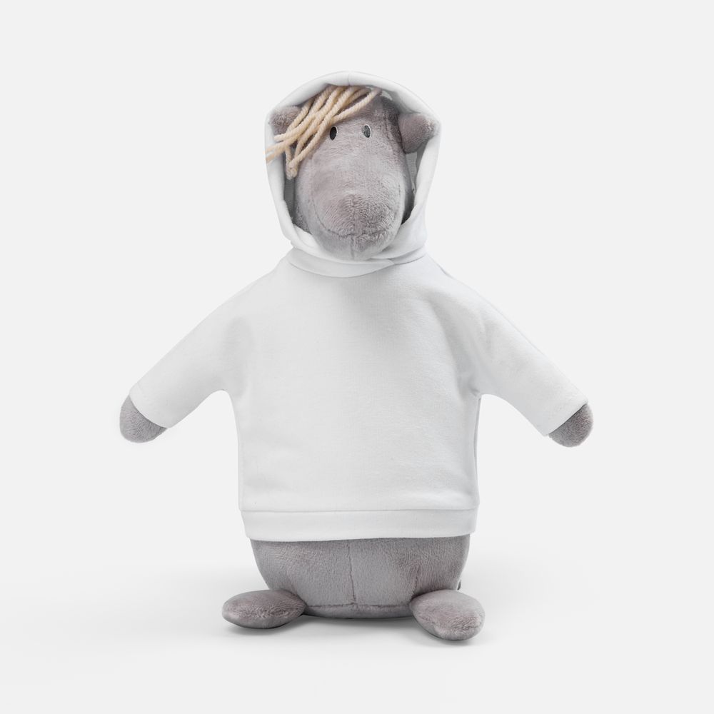 Мягкая игрушка HoodieHorse — пример нанесения логотипа (сделано в России) | Print Logo