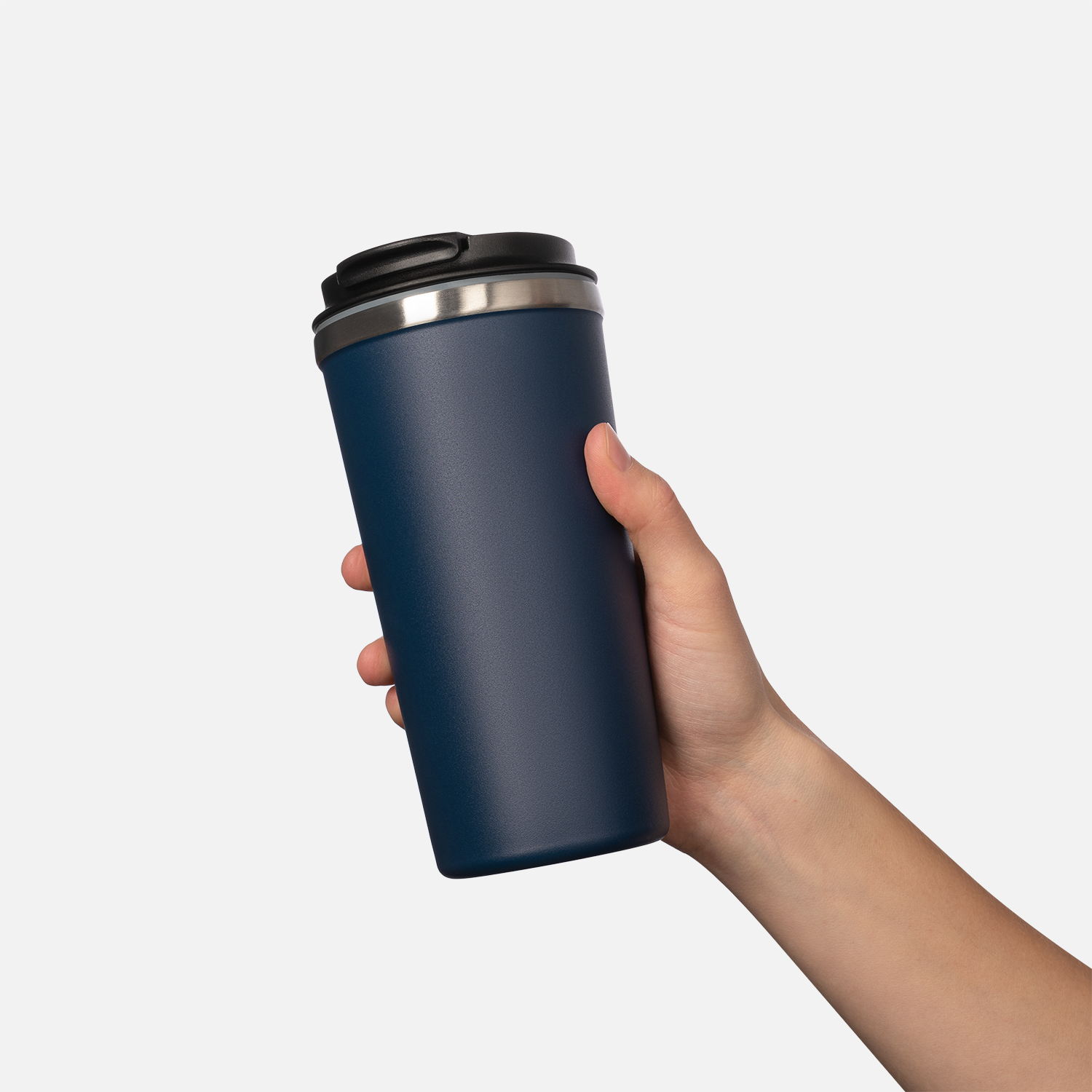 Термокружка вакуумная Палермо, синяя