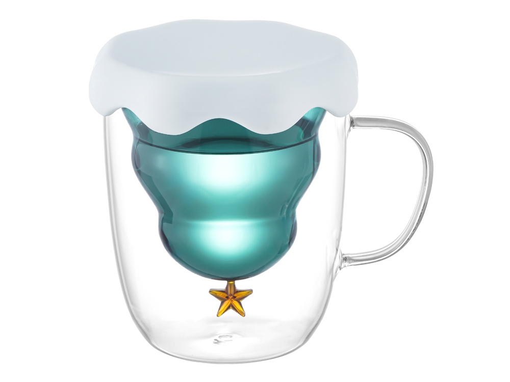 Кружка с двойными стенками с елочкой внутри Winter Wonderland