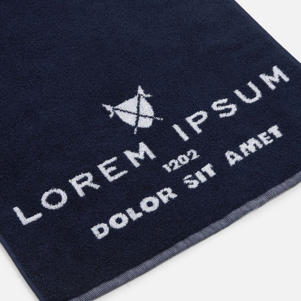 Полотенце на заказ Surpass с пестротканым логотипом фото на сайте Print Logo.