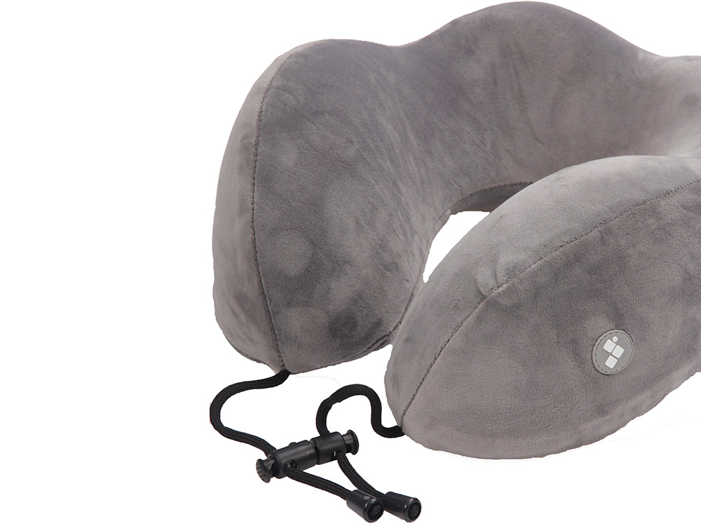 Подушка для путешествий с эффектом памяти Мемо Bluewinder Grey