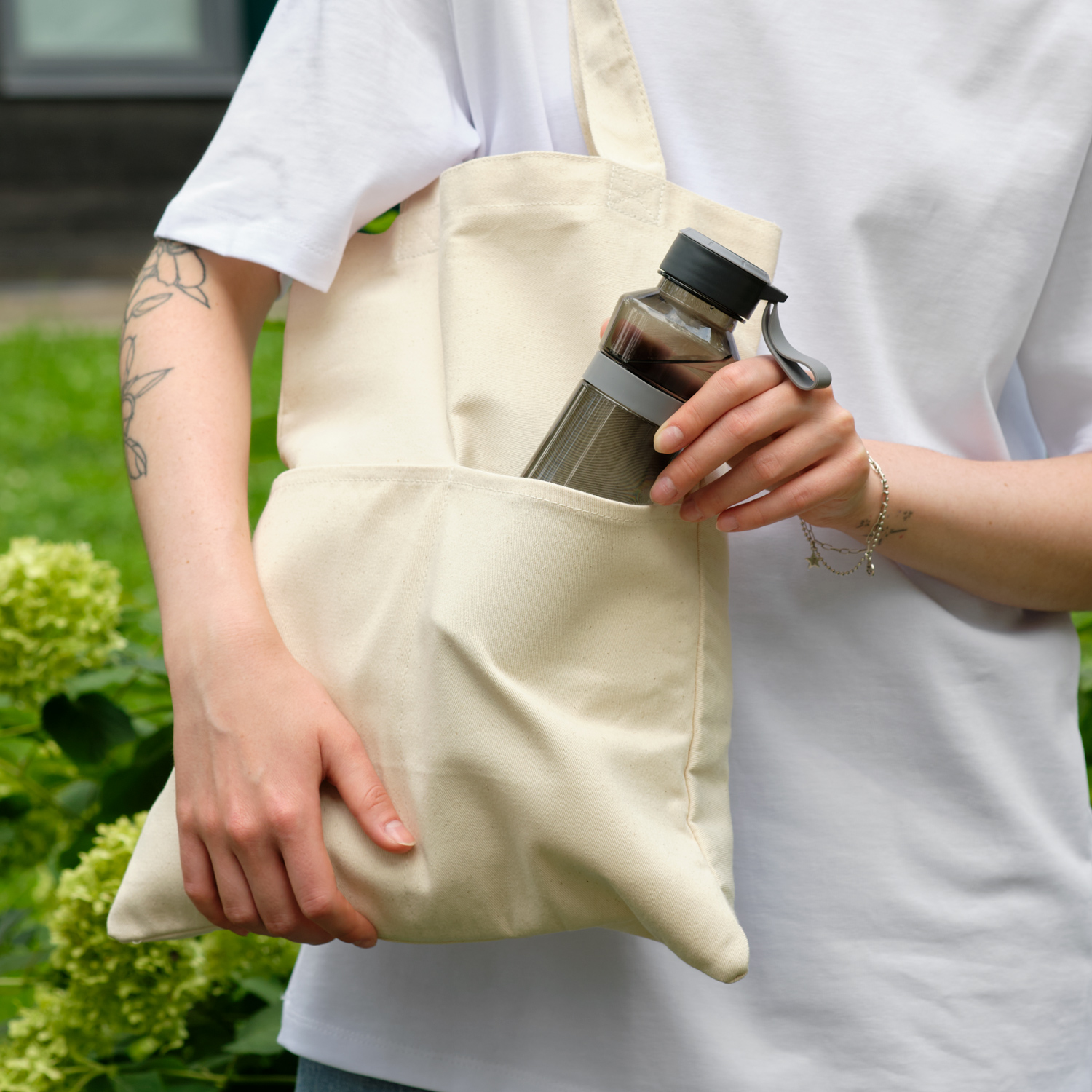 Бутылка для воды Jump, черная фото на сайте Print Logo.