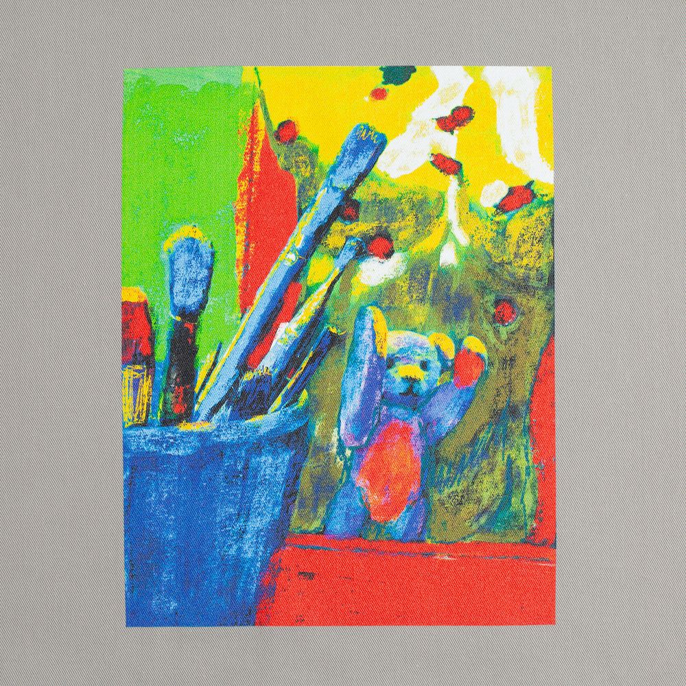 Холщовая сумка Artist Bear — пример нанесения логотипа (CoolColor) | Print Logo