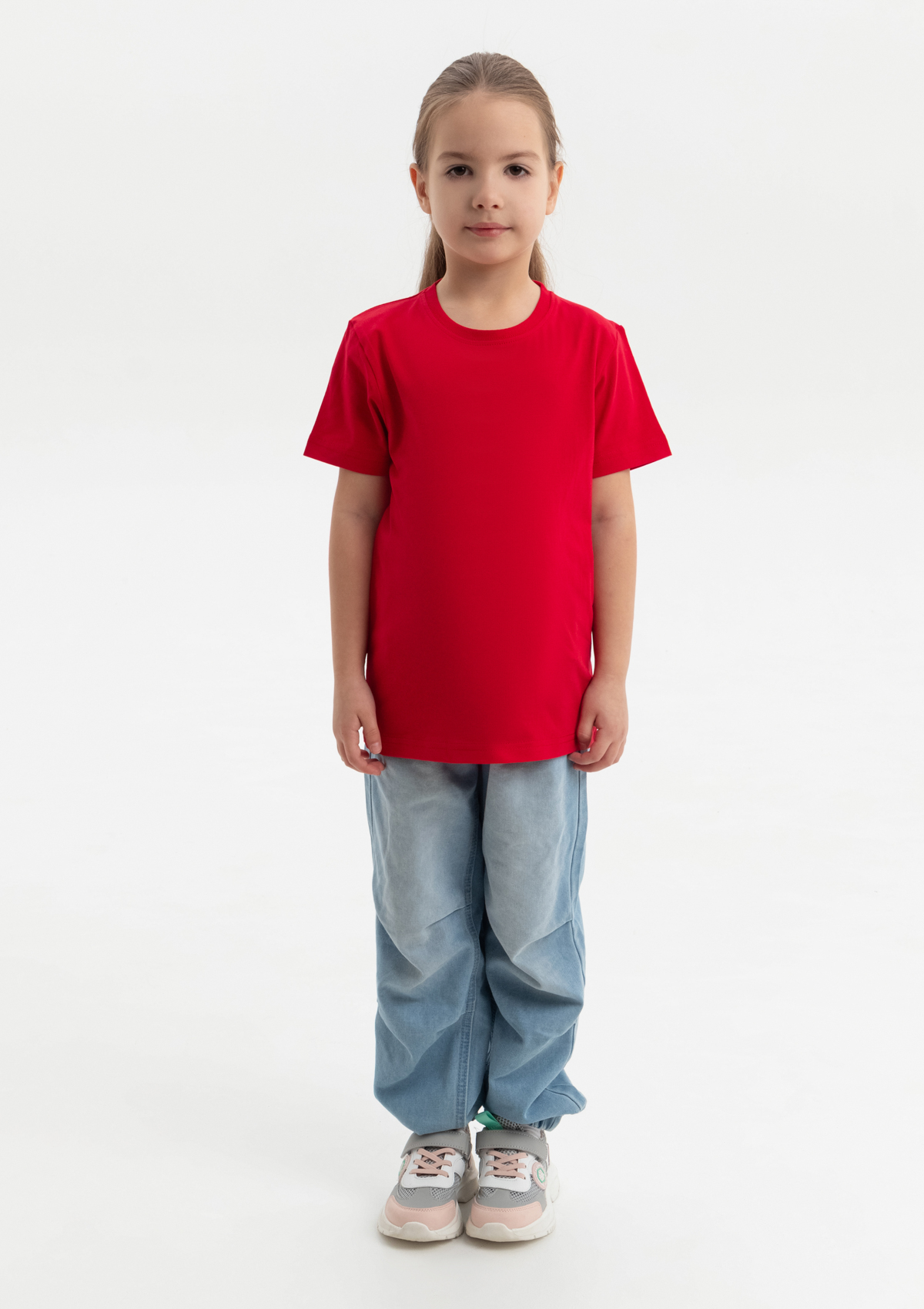 Футболка детская STAN хлопок 140, 06U, Красный,  (14)  (8 лет)