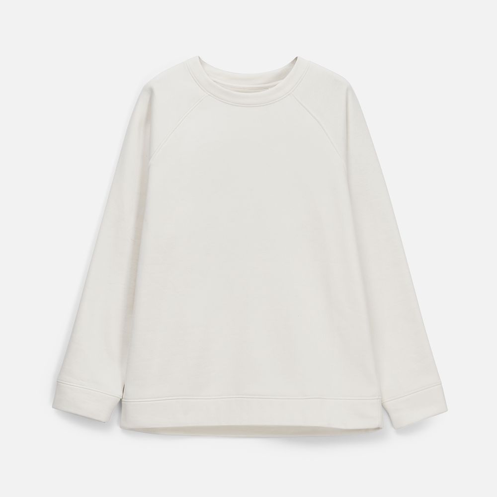 Свитшот унисекс S1, молочно-белый, размер XL/XXL