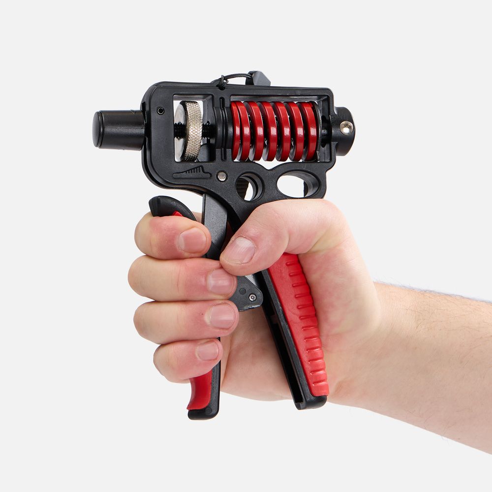 Эспандер кистевой пружинный Motive Power — пример нанесения логотипа () | Print Logo