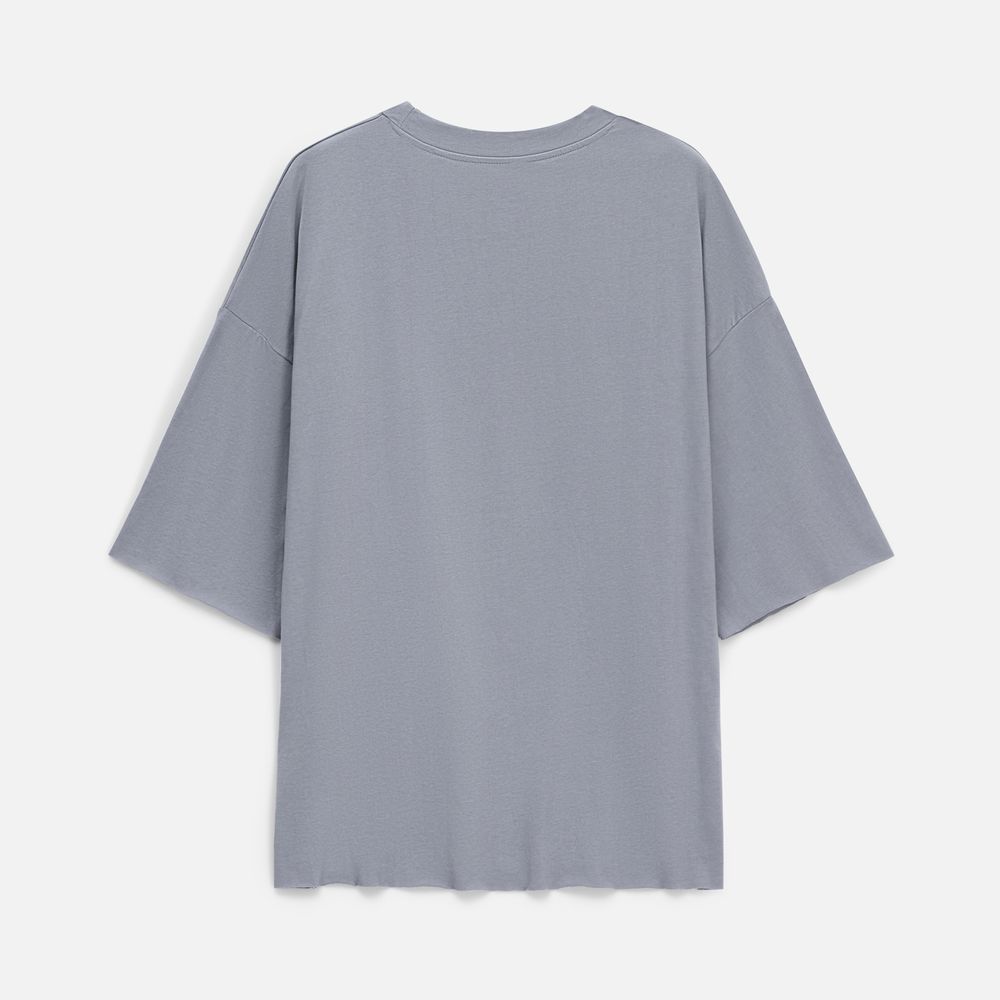 Футболка унисекс T1, серая, размер XL/XXL