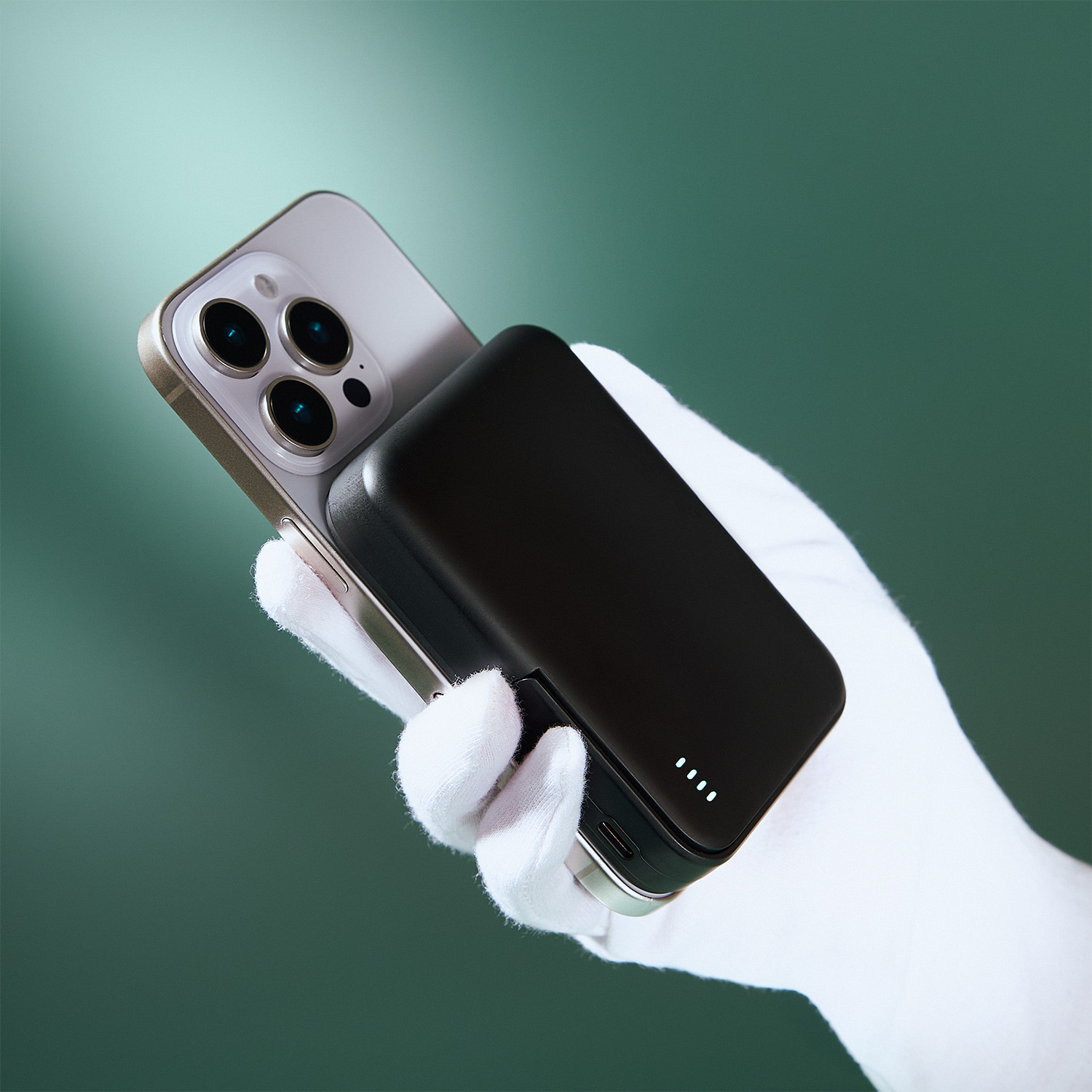 Внешний аккумулятор Юнион PD (Union PD) 10000mAh с функцией беспроводной зарядки 15W, бежевый фото на сайте Print Logo.