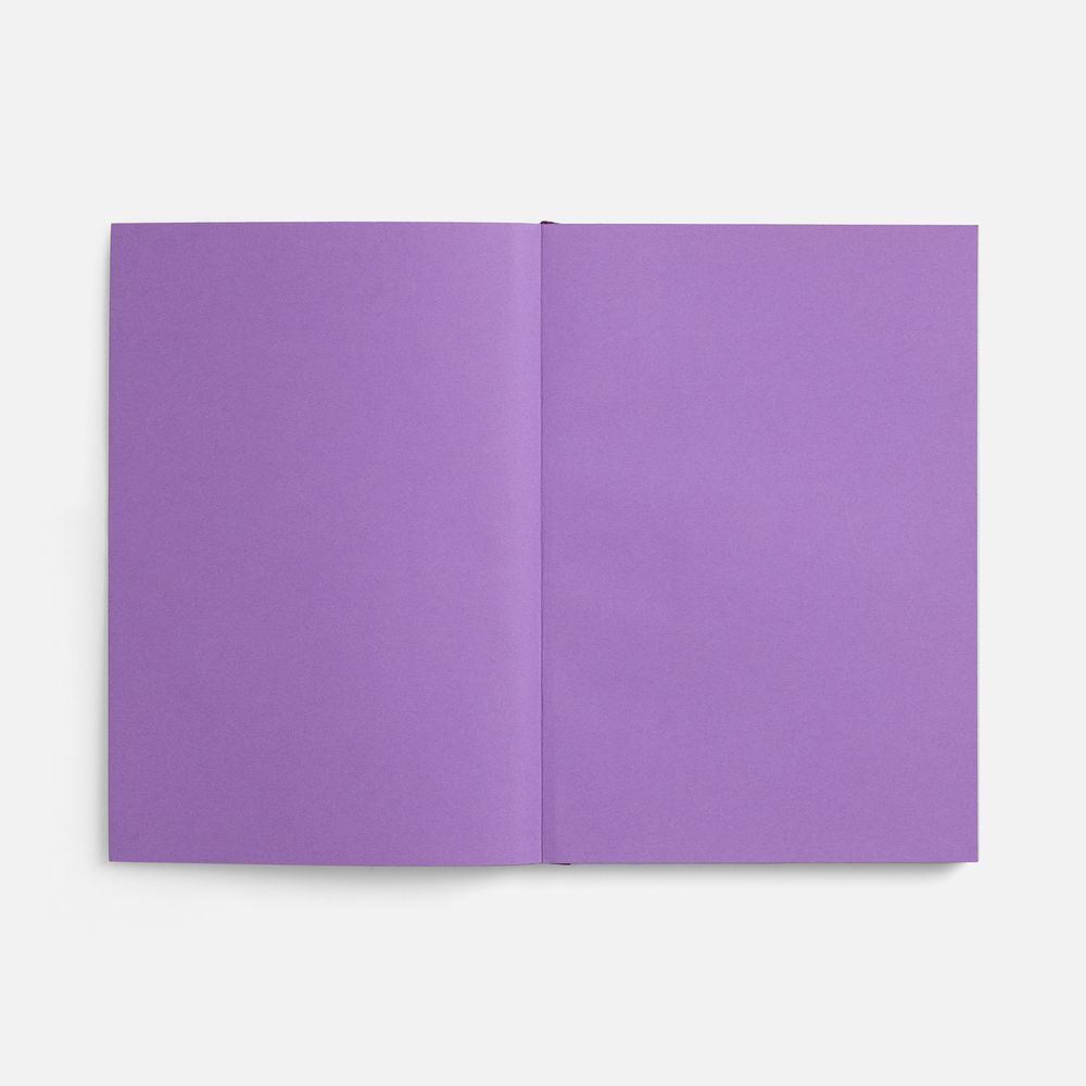 Ежедневник Flat, недатированный, фиолетовый