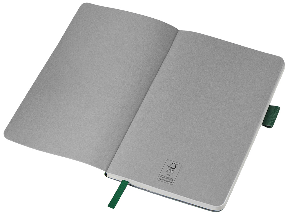 Блокнот Vision Trend А5 в гибкой обложке, зеленый