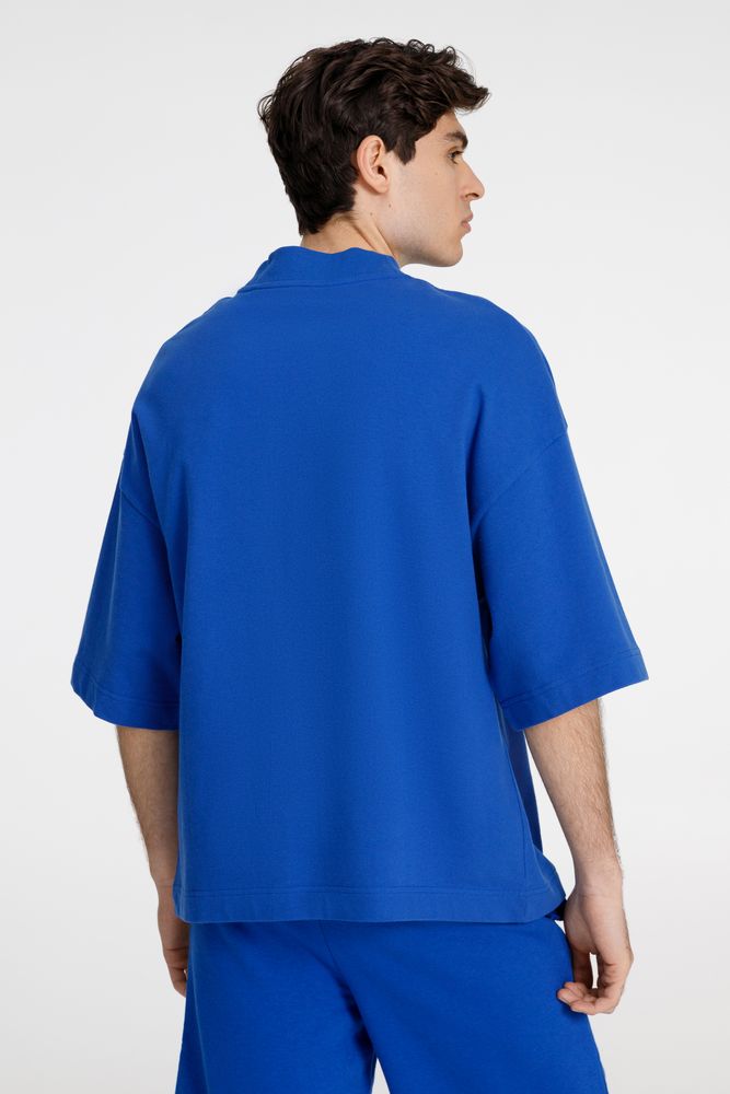 Футболка оверсайз унисекс T9, синяя, размер XL/XXL