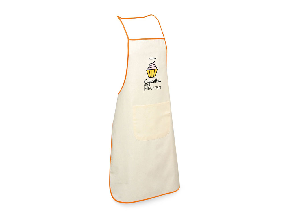 CHILLI. Фартук из 100% хлопка, Оранжевый
