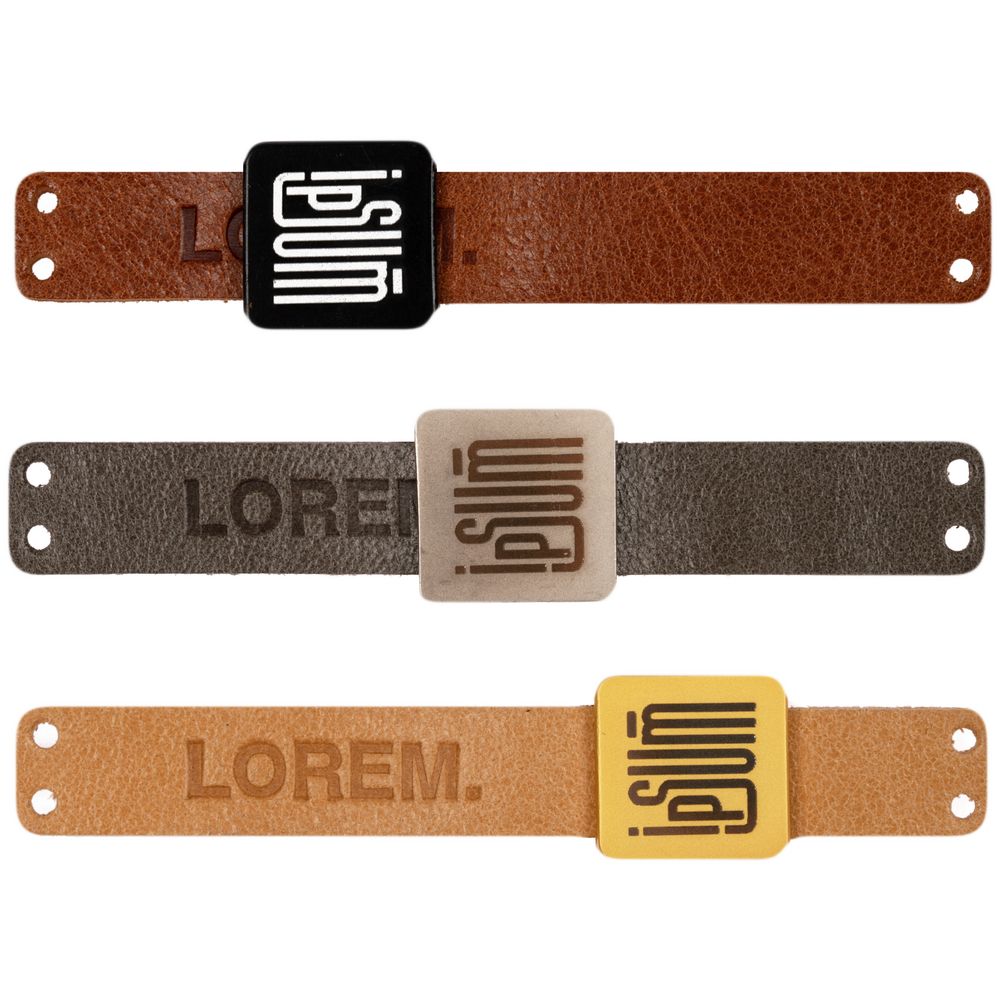 Лейбл кожаный Gimel, S фото в интернет-магазине Print Logo.