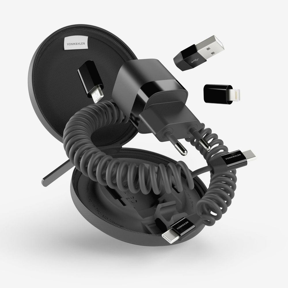 Зарядное устройство Vonmahlen Allroundo GaN с логотипом  | Print Logo