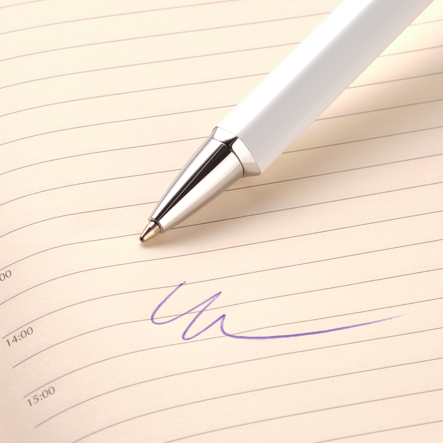 Шариковая ручка Пента (Penta), белая