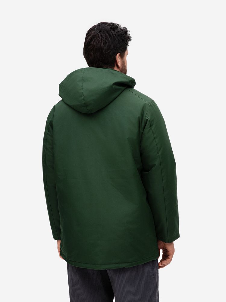 Куртка на стеганой подкладке Robyn, темно-зеленая, размер 4XL