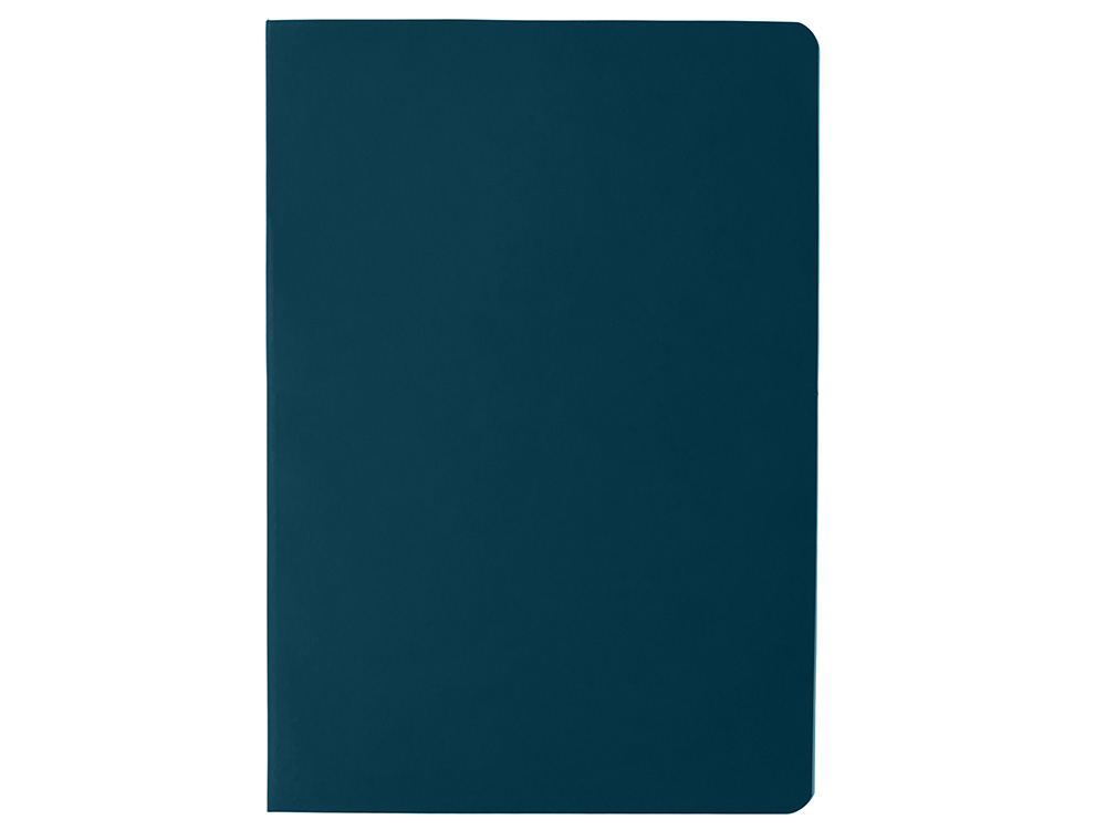 Блокнот в гибкой обложке A5 Виспи 2.0 в клетку, темно-синий