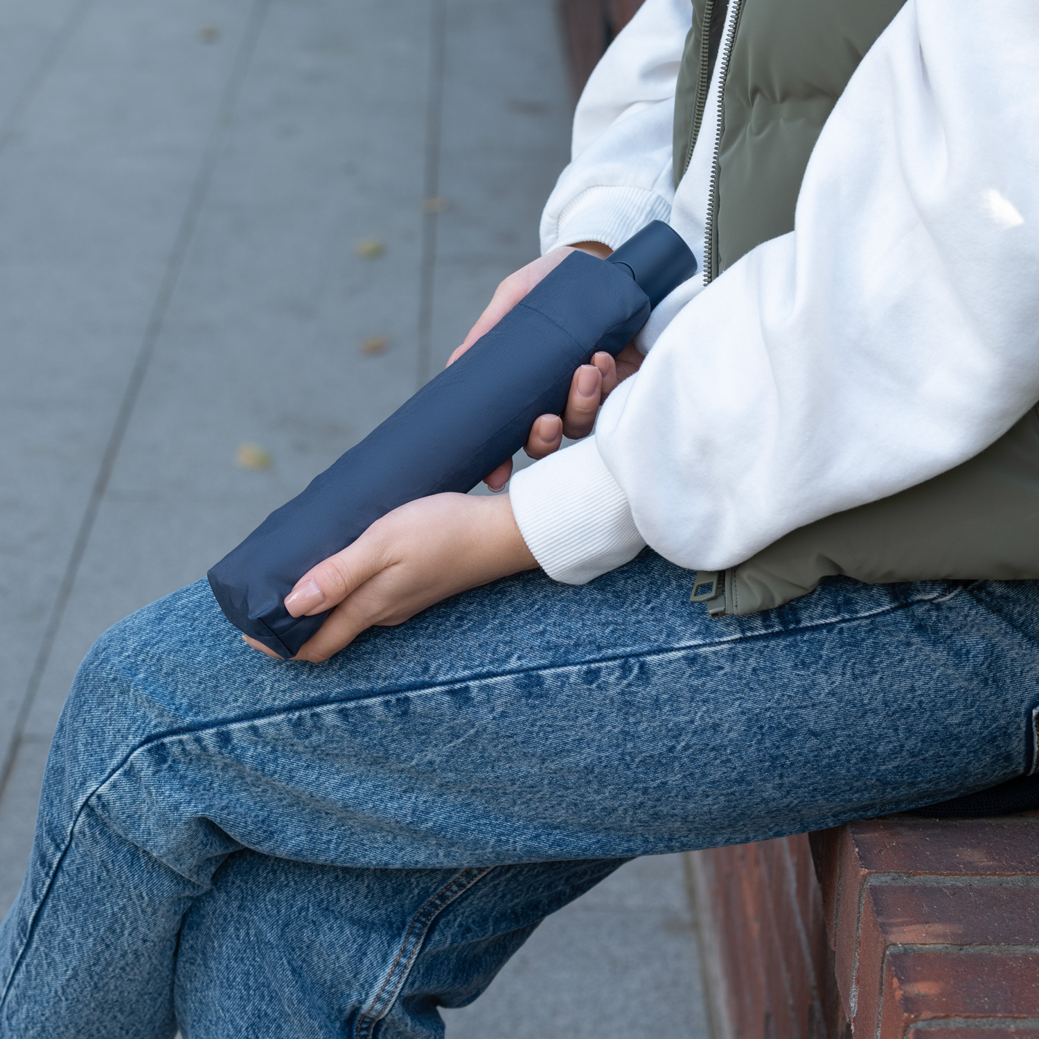 Зонт складной Атланта (Atlanta), синий