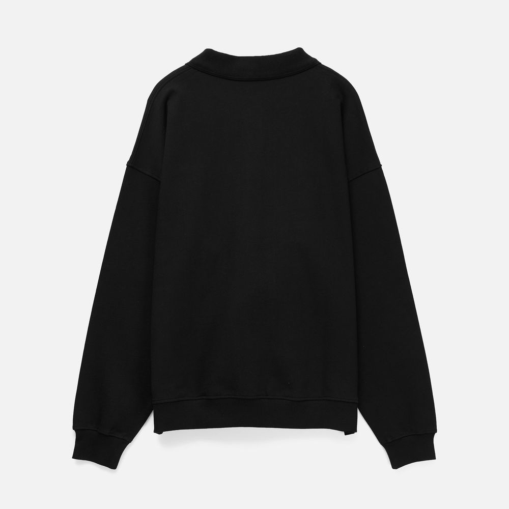 Свитшот оверсайз унисекс S6, черный, размер XL/XXL