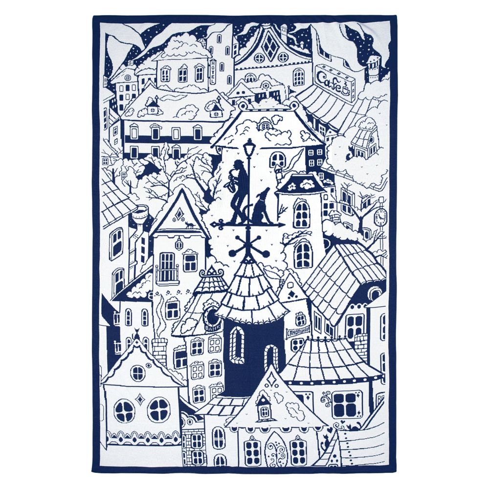 Плед на заказ Tricksy Net, 2 цвета, L