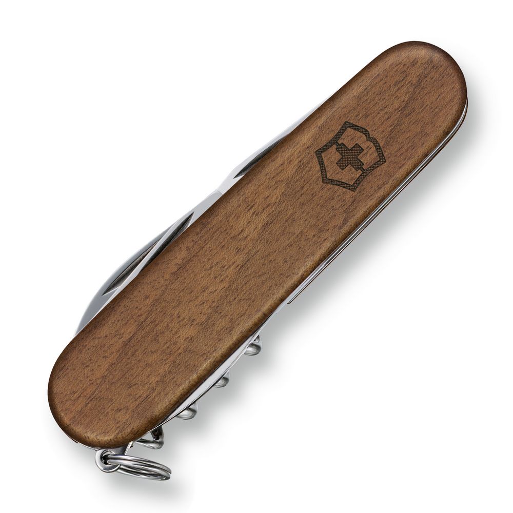 Офицерский нож Spartan Wood 91 — пример нанесения логотипа (VICTORINOX) | Print Logo