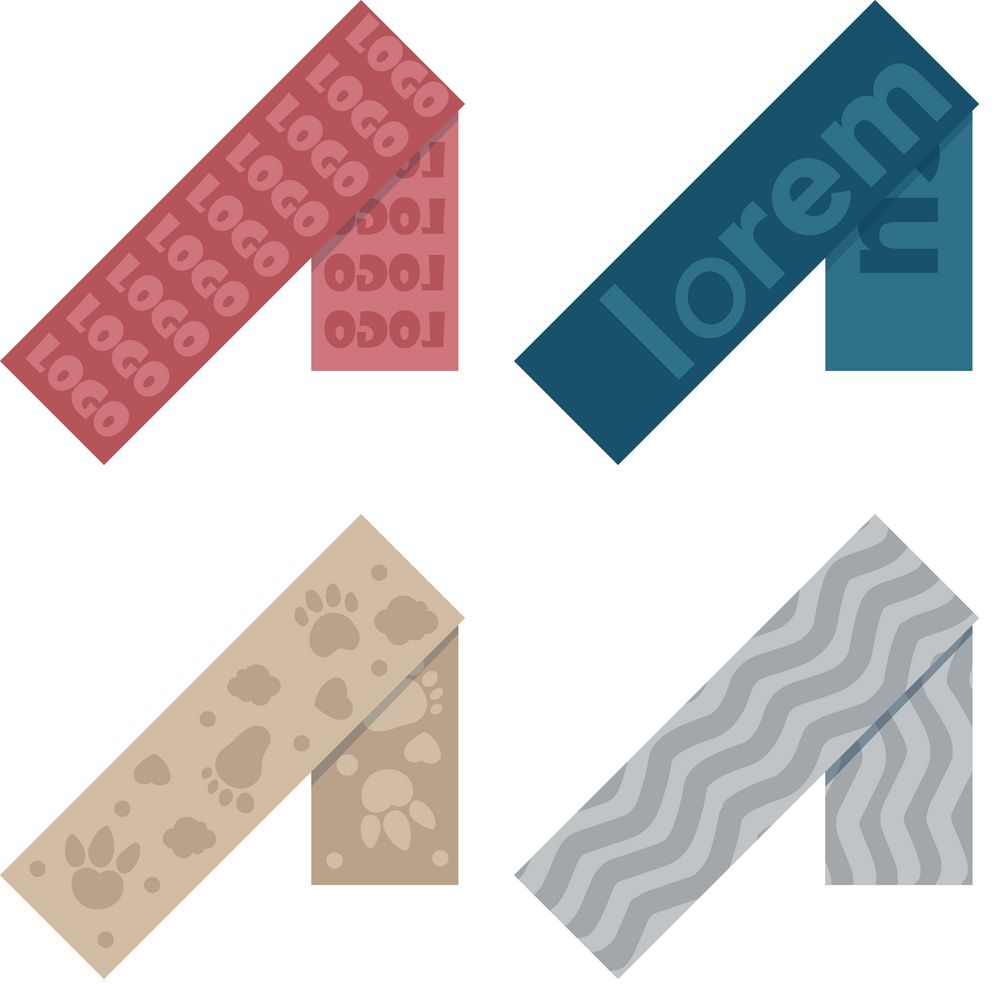 Шарф на заказ Pluche Grand, XXL с логотипом сделано в России | Print Logo